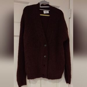 Old Navy Go Recycled Nwt Cardigan S Womenβs Button Maroon